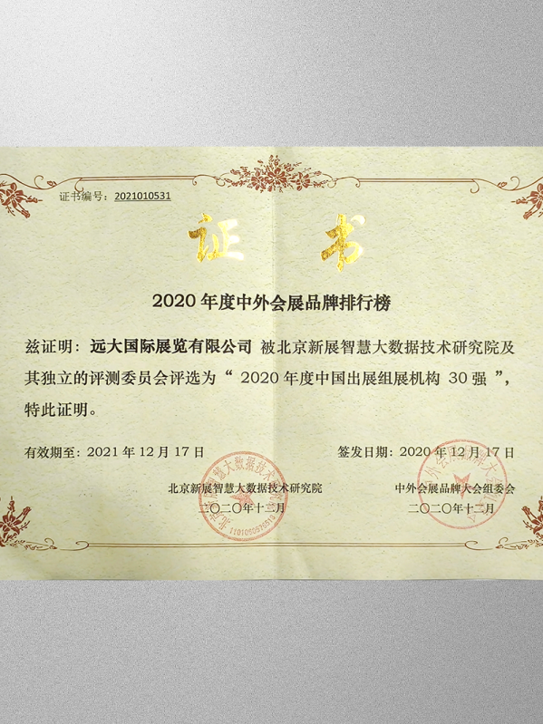 荣誉证书02